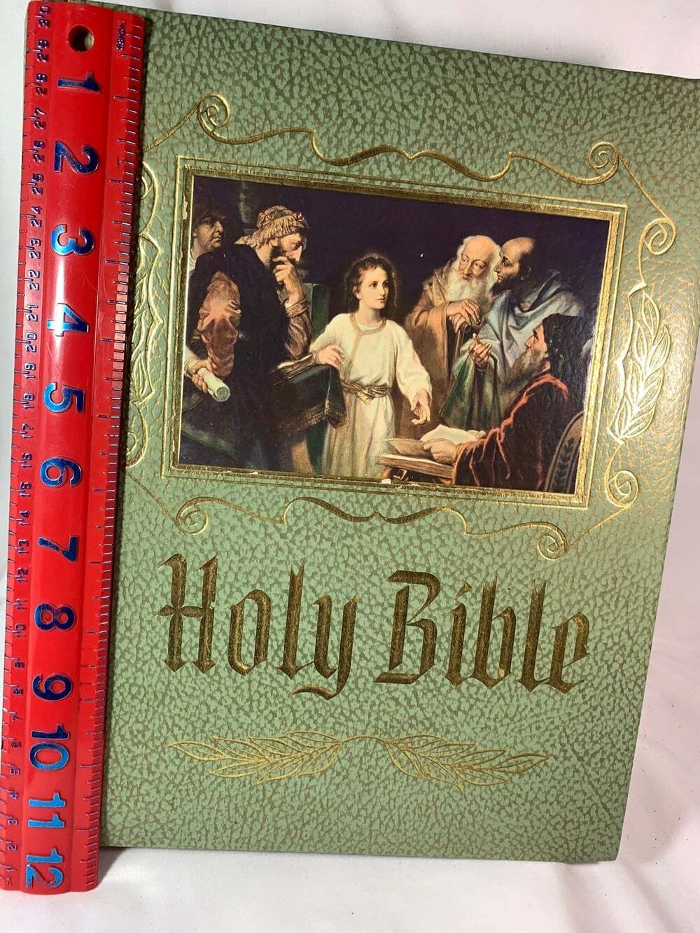 1971 Heirloom Holy Bible Master Reference Red Letter Edition KJV Family Large